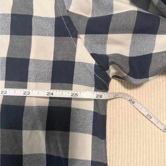 Clearwater Outfitters Blue and White Casual Gingham Button Down Shirt - Picture 3 of 7